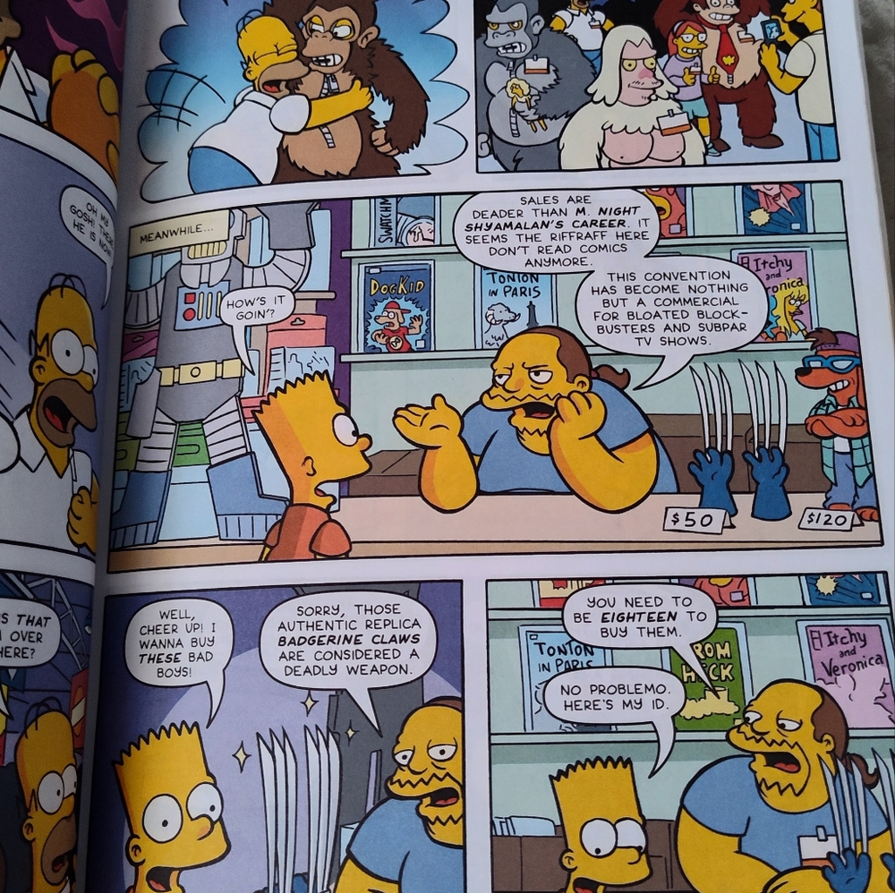 Simpsons Comics Explosion Softback Book - Picture 3 of 6